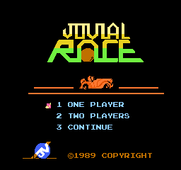 Jovial Race (Unl) Title Screen